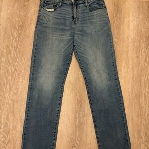 Lucky Brand jeans men's 34x32 329 classic straight blue denim pants retro Y2k